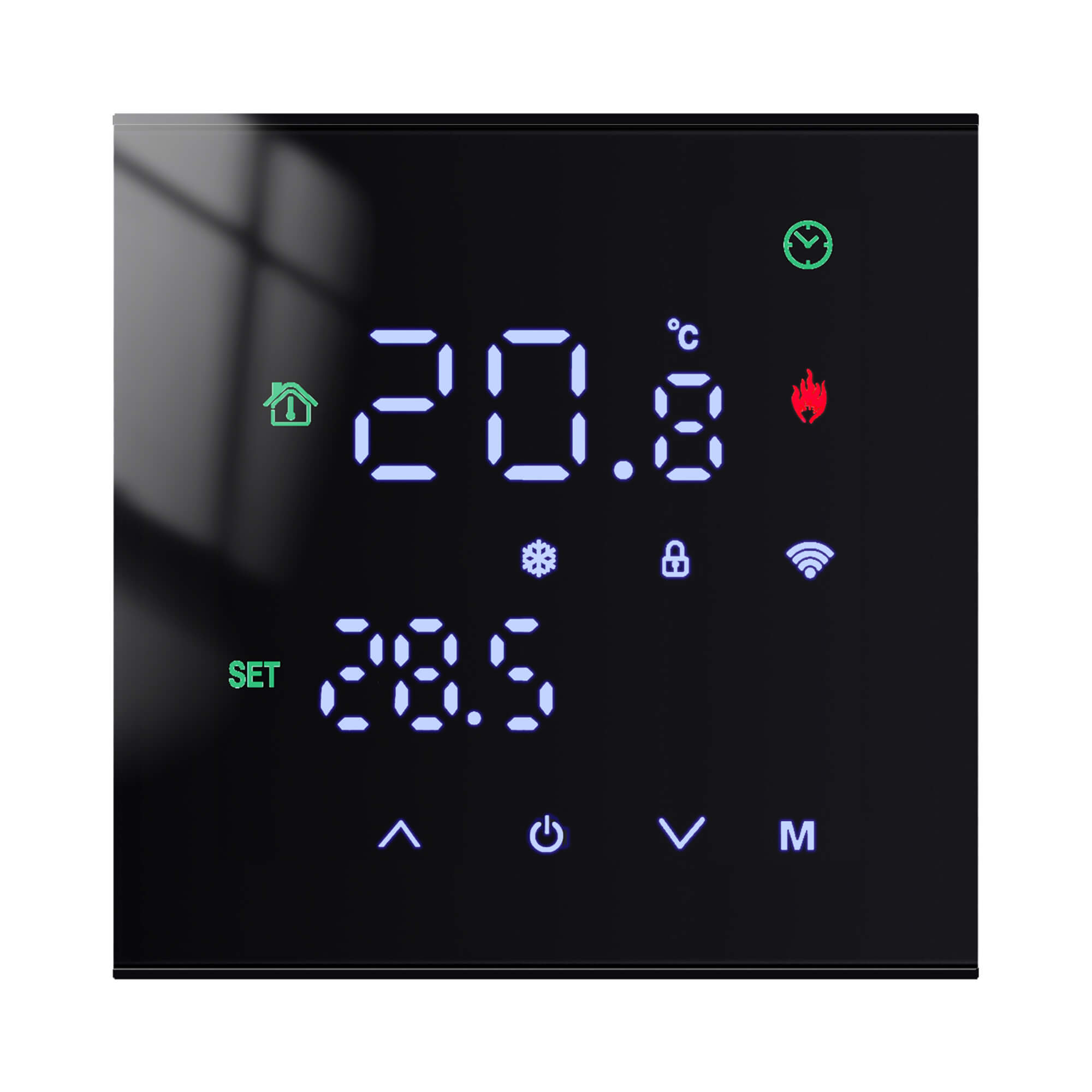 Tuya WiFi Smart Touch Screen Termostato Elettrico Riscaldamento a Pavimento Regolatore di Temperatura per Caldaia ad Acqua/Gas